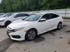 2016 Honda Civic Lx White vin: 19XFC2F58GE223226