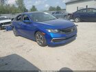 2019 Honda Civic Lx Blue vin: 19XFC2F6XKE017455