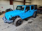 2017 Jeep Wrangler Unlimited Sport Blue vin: 1C4BJWDG5HL611961