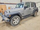 2018 Jeep Wrangler Unlimited Sport Silver vin: 1C4BJWDGXJL914529