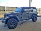 2023 Jeep Wrangler Rubicon Gray vin: 1C4JJXFM7PW602499