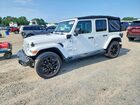 2023 Jeep Wrangler Sahara 4xe White vin: 1C4JJXP68PW562448