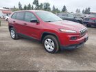2016 Jeep Cherokee Sport Red vin: 1C4PJMAB2GW353771