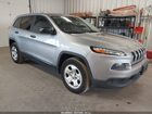 2016 Jeep Cherokee Sport Gray vin: 1C4PJMABXGW343487