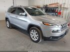 2018 Jeep Cherokee Latitude 4x4 Silver vin: 1C4PJMCB0JD528521