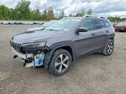 2020 Jeep Cherokee Limited Silver vin: 1C4PJMDX5LD621743