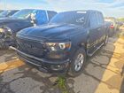 2019 Ram 1500 Big Horn Black vin: 1C6RRFFG8KN709549