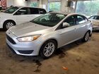2018 Ford Focus Se Silver vin: 1FADP3FE4JL236352