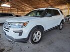 2019 Ford Explorer Xlt White vin: 1FM5K7D85KGA78644