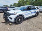 2020 Ford Explorer Police Interceptor White vin: 1FM5K8AC6LGC12867