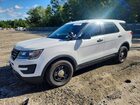 2016 Ford Explorer Police Interceptor Белый vin: 1FM5K8AR1GGD31176