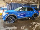 2021 Ford Explorer Police Interceptor Blue vin: 1FM5K8AWXMNA19113
