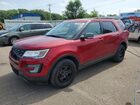 2017 Ford Explorer Xlt Red vin: 1FM5K8DH6HGE37949
