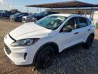 2020 Ford Escape S White vin: 1FMCU0F64LUA81476