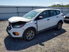 2019 Ford Escape S White vin: 1FMCU0F70KUA90893