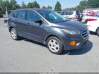 2018 Ford Escape S Gray vin: 1FMCU0F73JUB95216