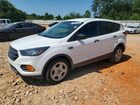 2019 Ford Escape S White vin: 1FMCU0F75KUB62588