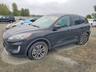 2022 Ford Escape Sel Черный vin: 1FMCU9CZ0NUB28394