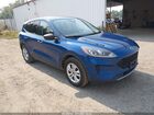 2022 Ford Escape S Blue vin: 1FMCU9F67NUA93600