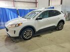 2022 Ford Escape Se White vin: 1FMCU9G6XNUB14499