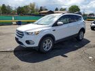 2018 Ford Escape Se White vin: 1FMCU9GD7JUD37057