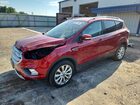 2018 Ford Escape Titanium Red vin: 1FMCU9J9XJUD44167