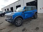 2023 Ford Bronco Base Blue vin: 1FMDE5BH3PLB24237