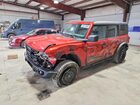 2023 Ford Bronco Base Burgundy vin: 1FMEE5BP8PLB63725