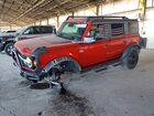 2023 Ford Bronco Base Orange vin: 1FMEE5DP9PLA86120