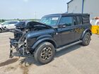 2023 Ford Bronco Base Black vin: 1FMEE5DPXPLB37348