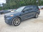 2022 Ford Explorer Xlt Gray vin: 1FMSK7DH1NGA37399