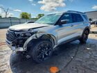 2022 Ford Explorer St-line Silver vin: 1FMSK7KH7NGC27727