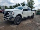 2022 Ford F250 Super Duty White vin: 1FT7W2BN1NEF18856