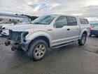 2016 Ford F150 Supercrew Silver vin: 1FTEW1EG1GFA57766
