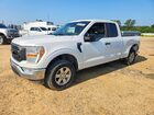 2022 Ford F150 Super Cab White vin: 1FTEX1C57NKE49850