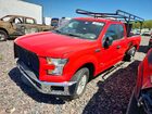 2017 Ford F150 Super Cab Красный vin: 1FTEX1CP1HKC80205