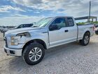 2017 Ford F150 Super Cab Silver vin: 1FTEX1CP6HFA64472