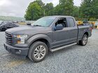 2017 Ford F150 Super Cab Gray vin: 1FTEX1CP7HKE19396
