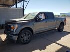2022 Ford F150 Supercrew Gray vin: 1FTFW1E85NKE59436