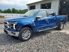 2025 Ford F150 Lariat Blue vin: 1FTFW5L88SKD06717