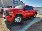 2022 Chevrolet Silverado C1500 Custom Red vin: 1GCPABEK4NZ528581