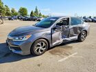 2017 Honda Accord Lx Gray vin: 1HGCR2F30HA276072