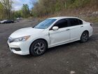 2017 Honda Accord Lx White vin: 1HGCR2F35HA112137