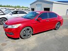 2017 Honda Accord Sport Красный vin: 1HGCR2F5XHA048825