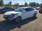 2016 Honda Accord Ex White vin: 1HGCR2F77GA116465