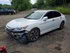 2016 Honda Accord Exl Белый vin: 1HGCR2F86GA005298