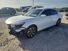 2017 Honda Accord Exl White vin: 1HGCR2F9XHA006979