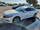 2018 Honda Accord Lx White vin: 1HGCV1F10JA214701