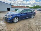 2019 Honda Accord Lx Blue vin: 1HGCV1F16KA110490