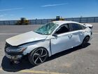 2019 Honda Accord Lx White vin: 1HGCV1F19KA152846